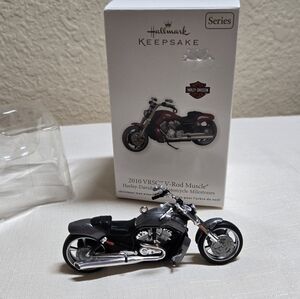 Harley Davidson V-Rod Hallmark Ornament with Box